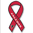 Atlanta Falcons Ribbon Magnet